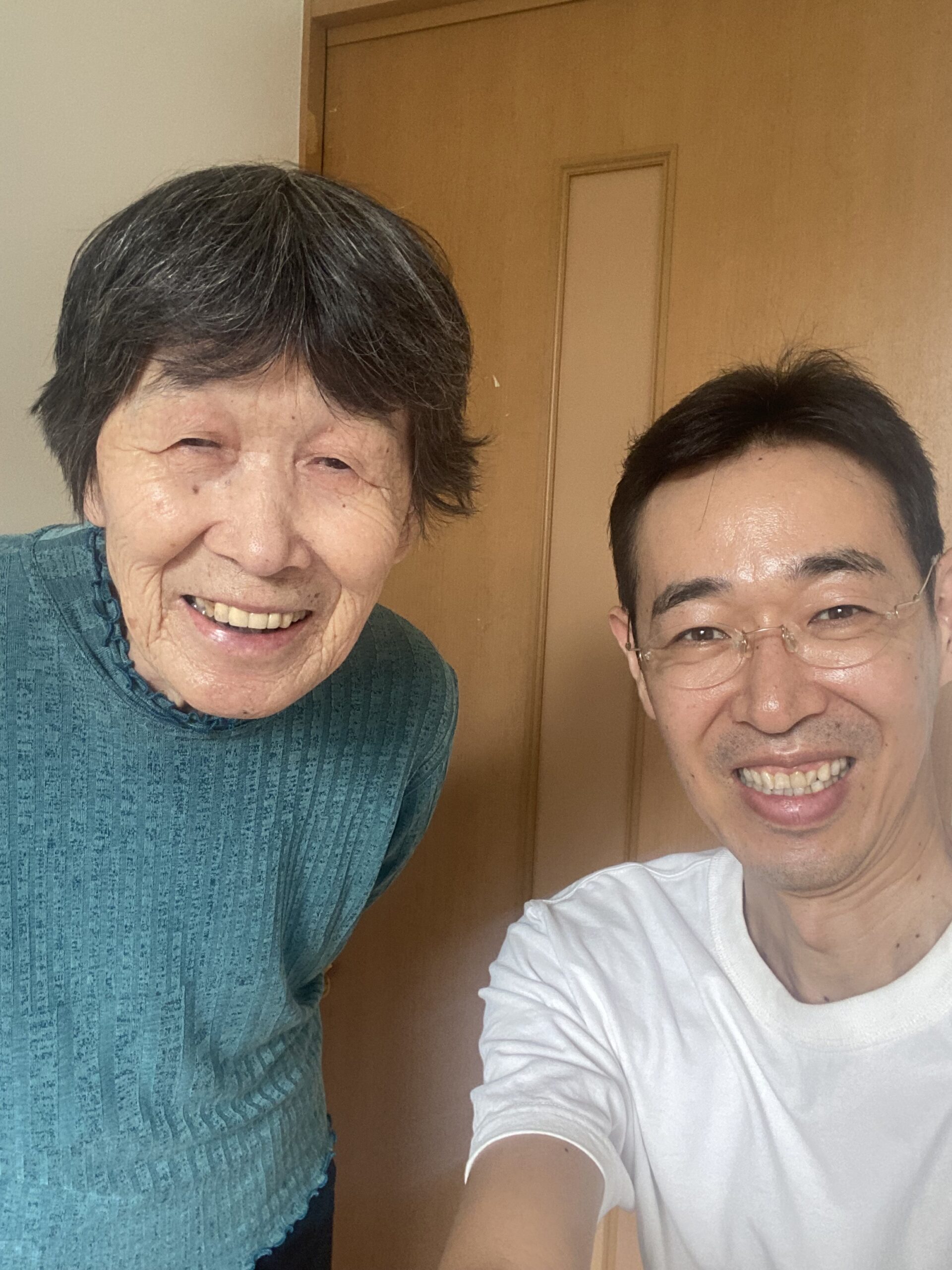 母の笑顔